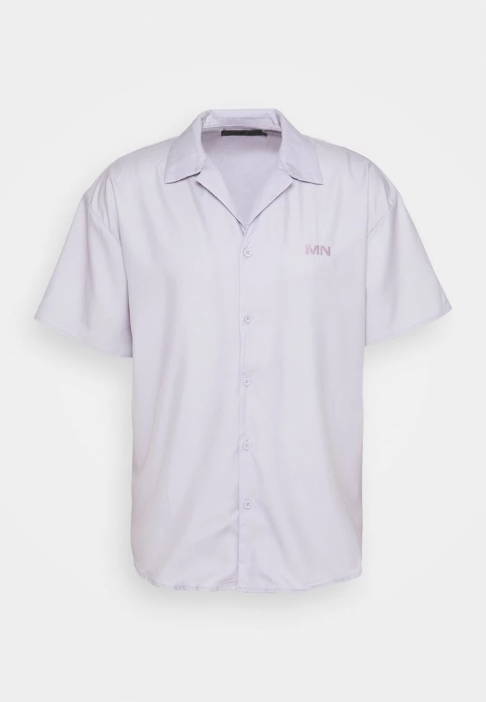 Mennace SATEEN REVERE SHIRT - Shirt - Lilac 6 Mennace SATEEN REVERE SHIRT - Shirt - Lilac - Image 4
