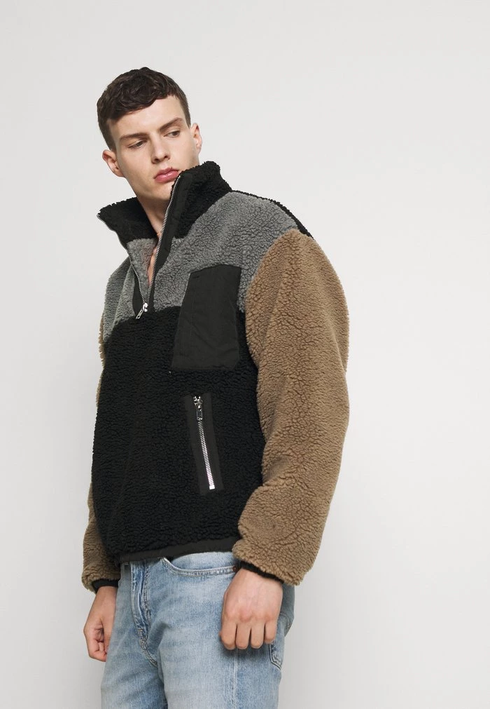 Mennace HENNESSEY OVERHEAD BORG JACKET - Winter Jacket - Black 7 Mennace HENNESSEY OVERHEAD BORG JACKET - Winter Jacket - Black - Image 5