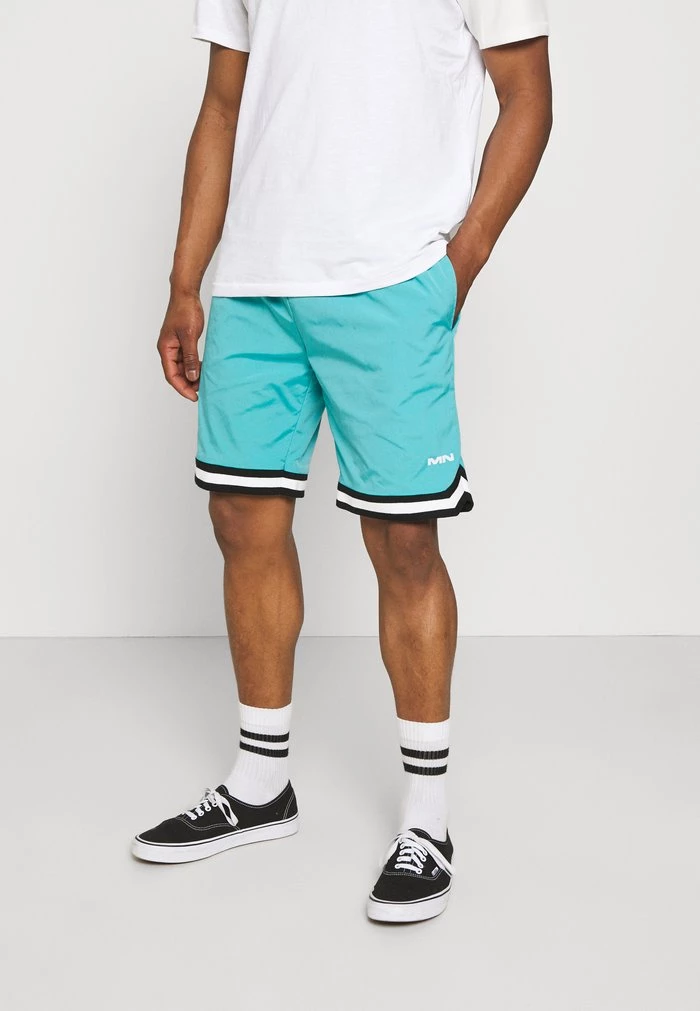 Mennace TAPED BASKETBALL - Shorts - Light Blue 3 Mennace TAPED BASKETBALL - Shorts - Light Blue