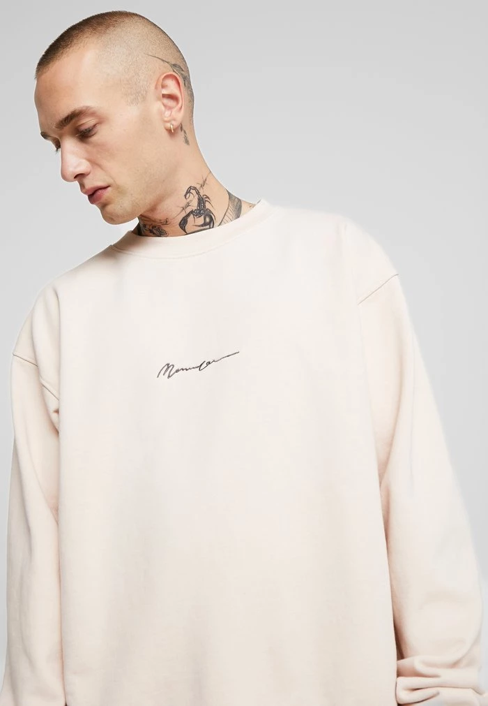 Mennace ESSENTIAL BOXY UNISEX - Sweatshirt - Beige 8 Mennace ESSENTIAL BOXY UNISEX - Sweatshirt - Beige - Image 6