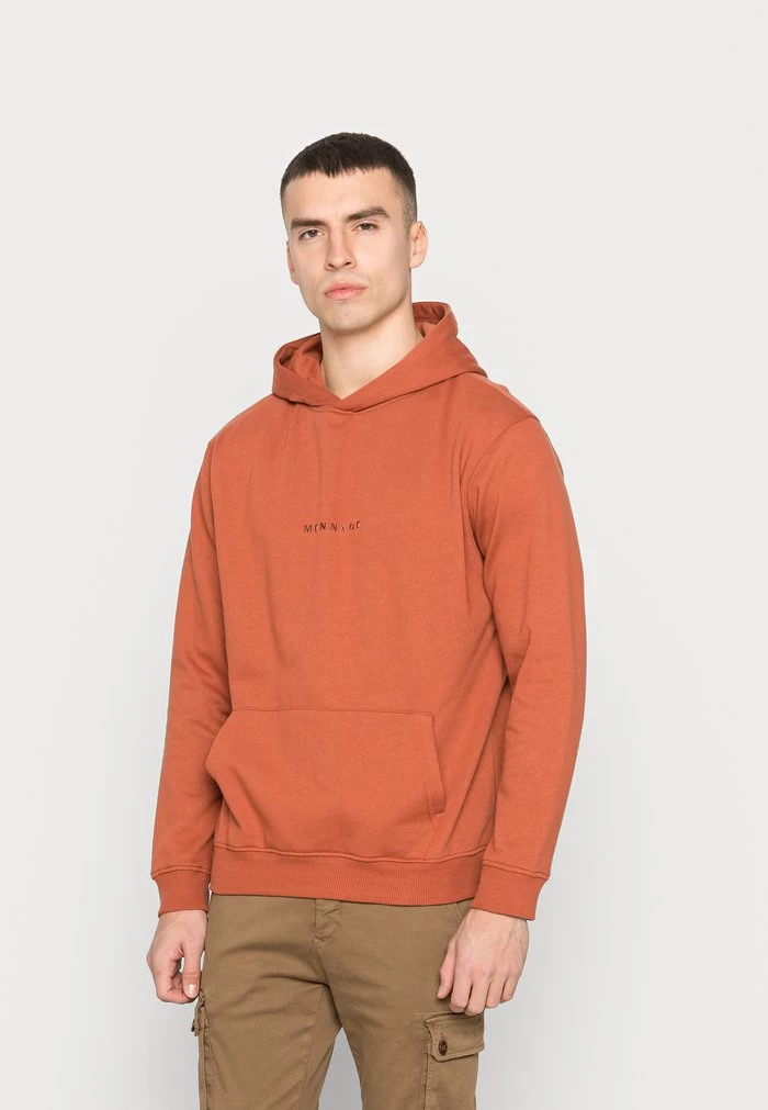 MENNACE ESSENTIAL HOODIE UNISEX - Hoodie - Burnt Orange 3 MENNACE ESSENTIAL HOODIE UNISEX - Hoodie - Burnt Orange