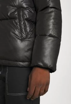 Mennace MIRROR PUFFER JACKET - Winter Jacket - Black -Mennace Shop Online 6fb224ba36b4400a871a882ced424a04