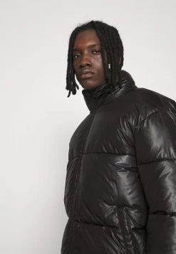 Mennace MIRROR PUFFER JACKET - Winter Jacket - Black -Mennace Shop Online 745ec443f4c14cd19382918653ff4671