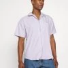 Mennace SATEEN REVERE SHIRT - Shirt - Lilac -Mennace Shop Online 7495769560cd408ba96ac28cf79f5051