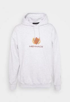 MENNACE PETROL FLAME CAR REGULAR HOODIE - Sweatshirt - Ice Marl -Mennace Shop Online 7a7e903d47d64fe0abbfbed84054317c