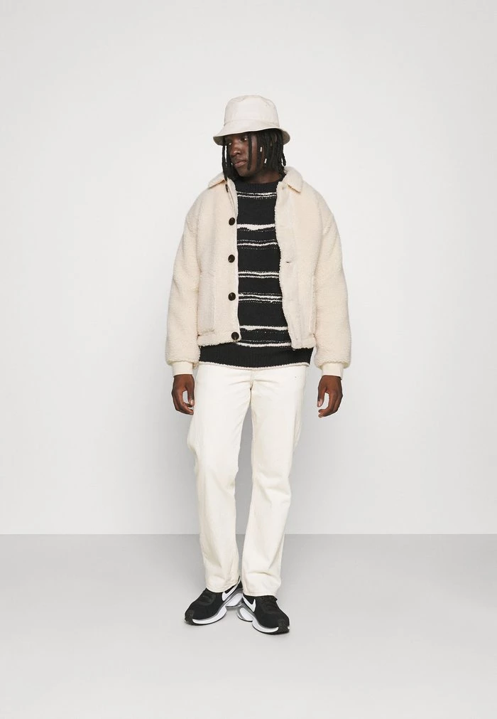 Mennace HENNESSEY BORG JACKET - Winter Jacket - Off White 4 Mennace HENNESSEY BORG JACKET - Winter Jacket - Off White - Image 2