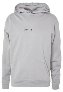 Mennace ESSENTIAL REGULAR OVERHEAD HOODY WITH SIGNATURE - Hoodie - Slate Grey -Mennace Shop Online 7d2d3f9dceb04519b9e4218ef8fd18ec