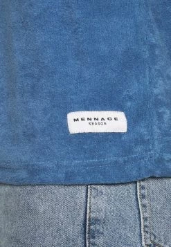 Mennace BREEZE TOWELLING REGULAR - Basic T-shirt - Blue -Mennace Shop Online 7fe0c441449e49028d3219104e700232