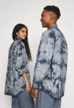 Mennace AFTERMATH UNISEX - Button-down Blouse - Grey -Mennace Shop Online 84a5d9d18cde42ccb167fc7d49a19ebc