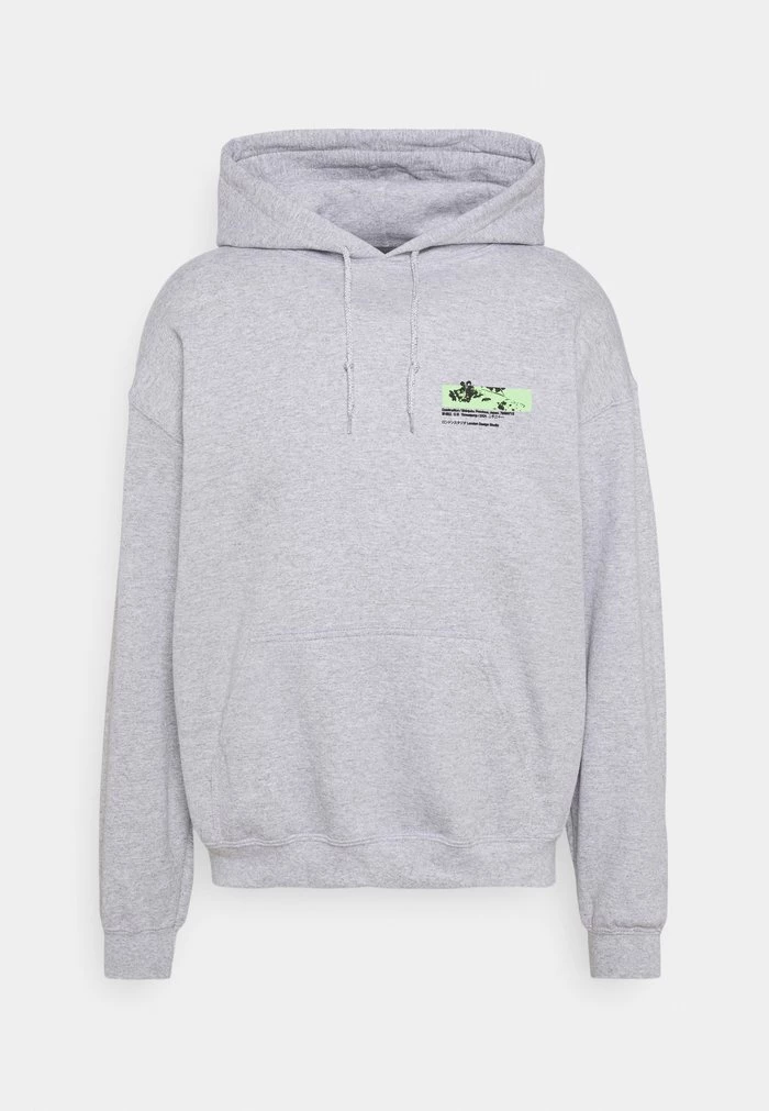 Mennace JAPAN OVERHEAD HOODIE - Zip-up Sweatshirt - Grey 8 Mennace JAPAN OVERHEAD HOODIE - Zip-up Sweatshirt - Grey - Image 6