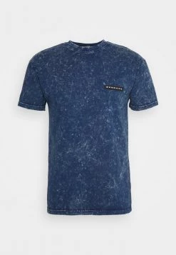 Mennace WASHED BADGE UNISEX - Print T-shirt - Blue