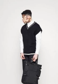 Mennace CUFFED TROUSER - Trousers - Black 11 Mennace CUFFED TROUSER - Trousers - Black -Mennace Shop Online 89a696e20dbd4783bf6d81fdba72ca57