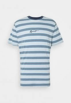 Mennace CLASSIC HORIZONTAL STRIPE UNISEX - Print T-shirt - Light Blue -Mennace Shop Online 8fc3f4fde75f436caf615ed393a15a2a