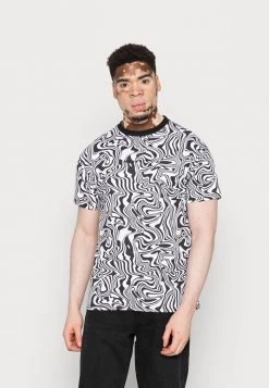 MENNACE UNISEX WAVY PRINT - Print T-shirt - Multi