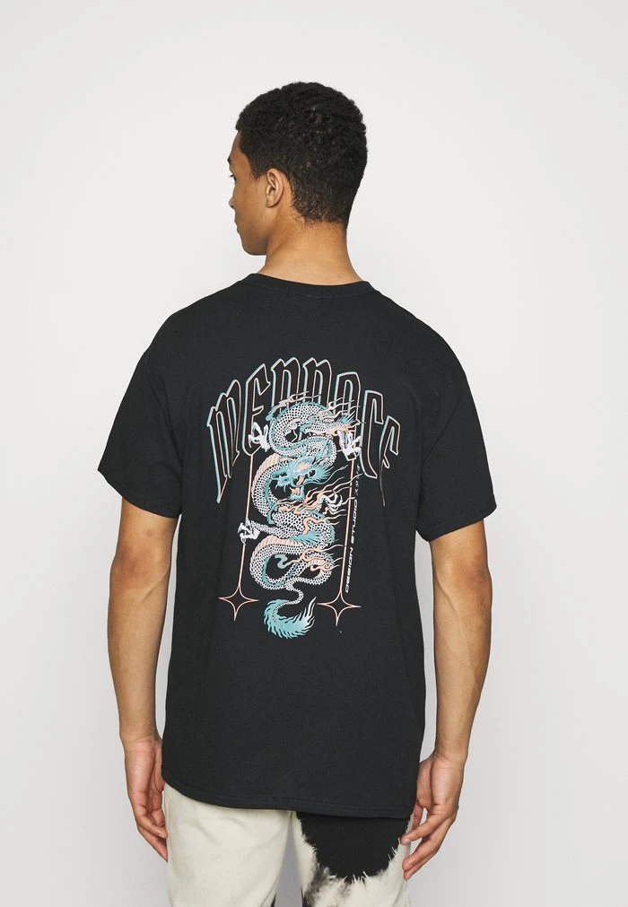 Mennace HAVANA DRAGON REGULAR - Print T-shirt - Black 3 Mennace HAVANA DRAGON REGULAR - Print T-shirt - Black