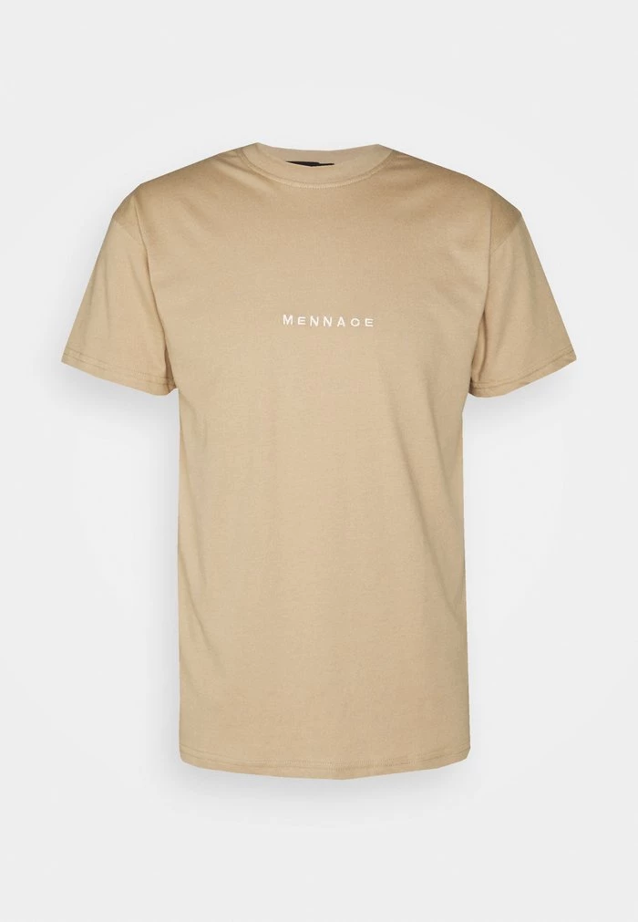 Mennace ESSENTIAL REGULAR 2 PACK UNISEX - Print T-shirt - Tan 5 Mennace ESSENTIAL REGULAR 2 PACK UNISEX - Print T-shirt - Tan - Image 3