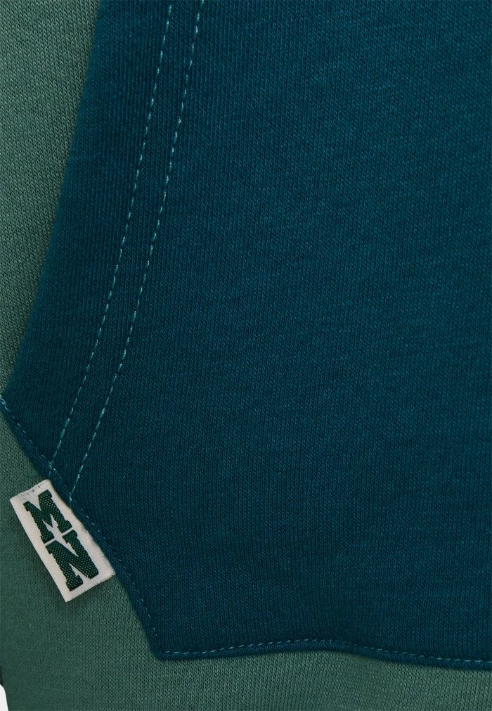 MENNACE CUT SEW PATCHWORK HOODIE - Sweatshirt - Green 5 MENNACE CUT SEW PATCHWORK HOODIE - Sweatshirt - Green - Image 3