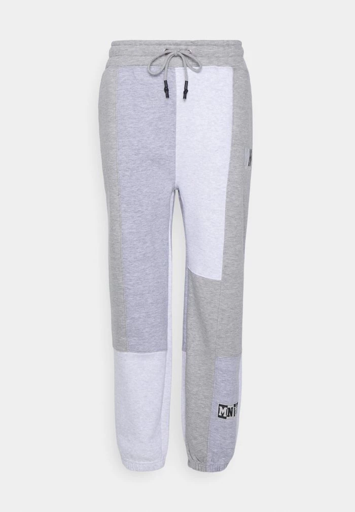 Mennace CUT SEW PATCHWORK JOGGER - Tracksuit Bottoms - Grey 6 Mennace CUT SEW PATCHWORK JOGGER - Tracksuit Bottoms - Grey - Image 4