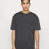 Mennace RECLAIM OVERSIZED POCKET TEE UNISEX - Basic T-shirt - Washed Black -Mennace Shop Online 9a072928664b48af937868ec5ea75b58