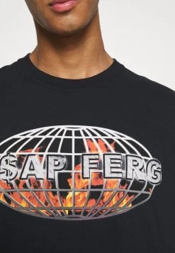 Mennace A$AP FERG FLAME GLOBE - Print T-shirt - Black -Mennace Shop Online 9ad52aca1fce4c578e819319cb7f50bb