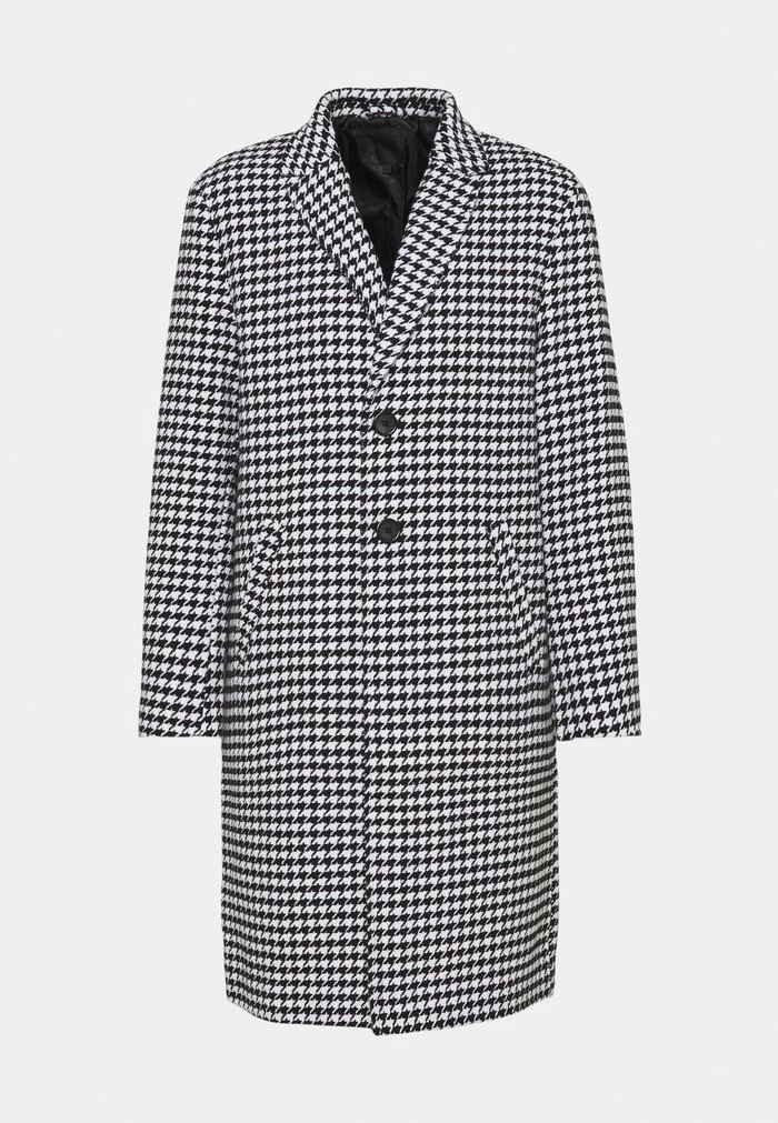 Mennace HENNESSEY HOUNDSTOOTH COAT - Classic Coat - White 8 Mennace HENNESSEY HOUNDSTOOTH COAT - Classic Coat - White - Image 6