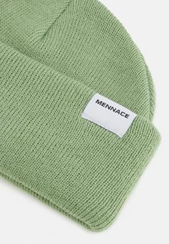 Mennace MINI ROLL BEANIE WITH TAB UNISEX - Beanie - Green -Mennace Shop Online 9f07765809604cbf9641e5e495cc5fb3