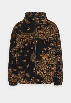 Mennace PAISLEY PRINT BORGREGULAR FIT - Summer Jacket - Black