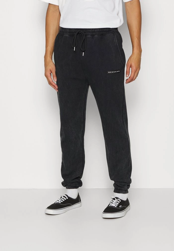 Mennace Tracksuit Bottoms - Black 3 Mennace Tracksuit Bottoms - Black