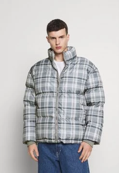 Mennace EVIAN CHECK PUFFER JACKET - Winter Jacket - Blue