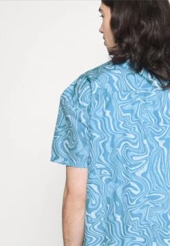 Mennace SWIRL REVERE SHIRT - Shirt - Blue 13 Mennace SWIRL REVERE SHIRT - Shirt - Blue -Mennace Shop Online a5e1f8186f2f470ea072bf2e3964983b