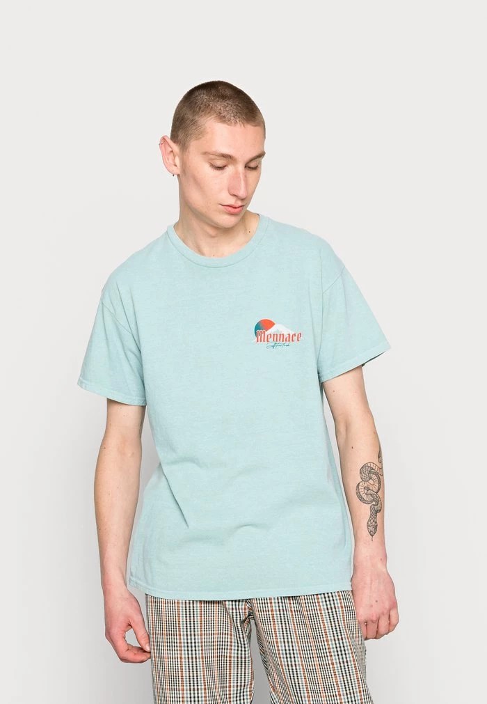 Mennace HAVANA DRAGON REGULAR - Print T-shirt - Blue 5 Mennace HAVANA DRAGON REGULAR - Print T-shirt - Blue - Image 3