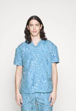 Mennace SWIRL REVERE SHIRT - Shirt - Blue