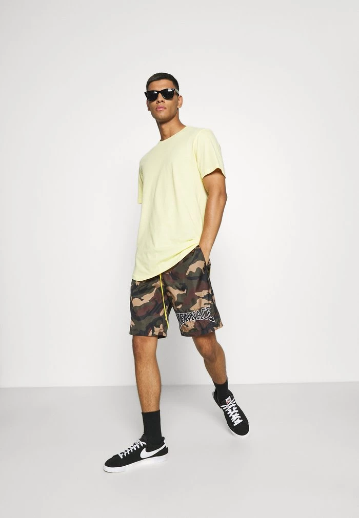 Mennace CAMO PULL ON - Shorts - Khaki 4 Mennace CAMO PULL ON - Shorts - Khaki - Image 2