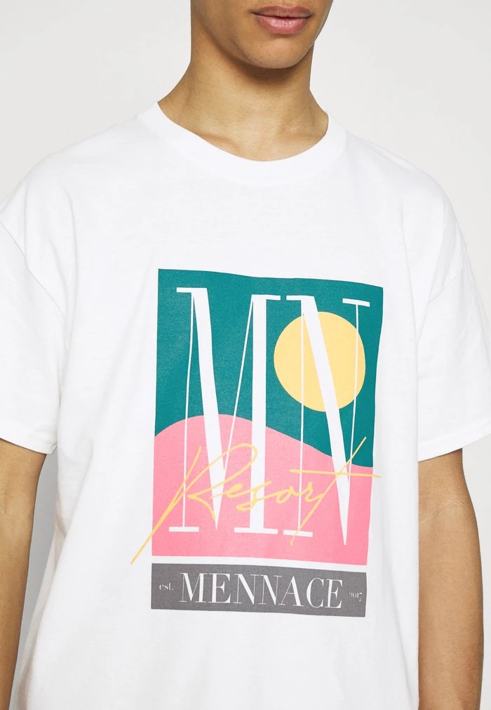 Mennace SUNDAZE RESORT REGULAR - Print T-shirt - White 8 Mennace SUNDAZE RESORT REGULAR - Print T-shirt - White - Image 6