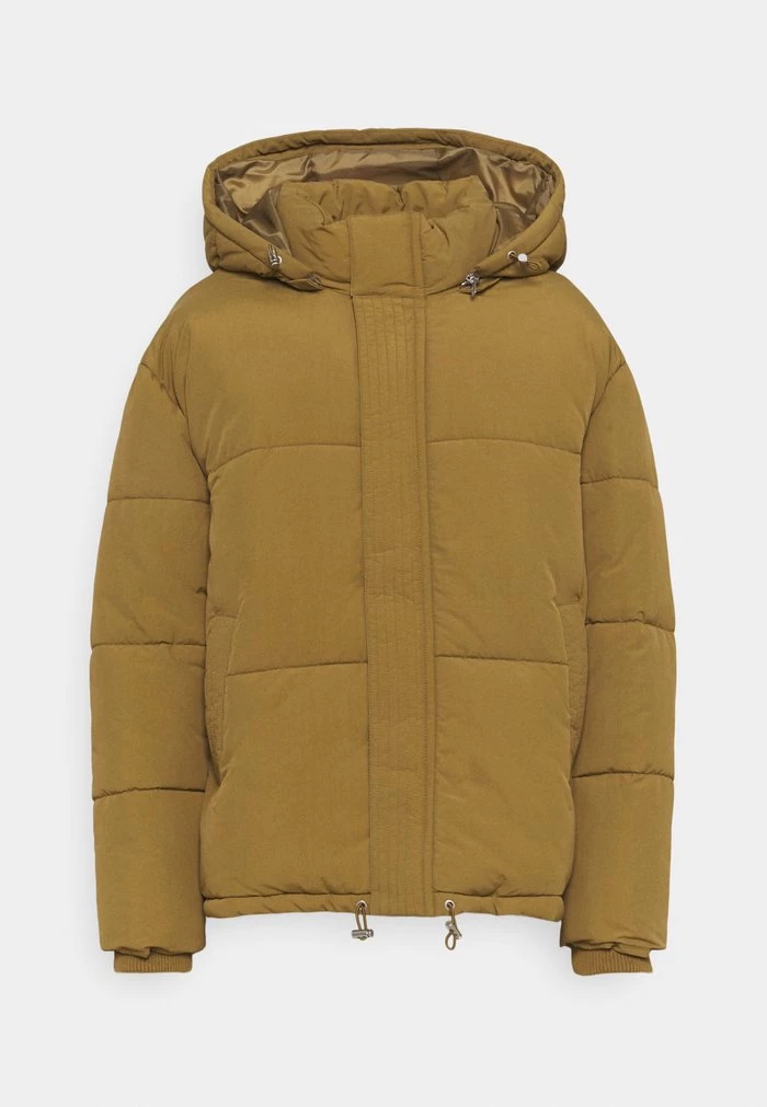 Mennace HENNESSEY HOODED PUFFER JACKET - Winter Jacket - Light Brown 8 Mennace HENNESSEY HOODED PUFFER JACKET - Winter Jacket - Light Brown - Image 6
