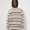 Mennace HENNESSEY BRUSHED STRIPE - Jumper - Off-white 1 Mennace HENNESSEY BRUSHED STRIPE - Jumper - Off-white -Mennace Shop Online bb731a2725d54078a0295b6ed42a108a