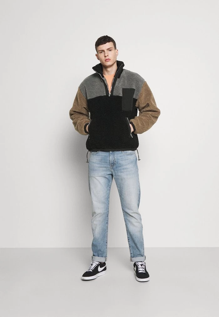 Mennace HENNESSEY OVERHEAD BORG JACKET - Winter Jacket - Black 4 Mennace HENNESSEY OVERHEAD BORG JACKET - Winter Jacket - Black - Image 2