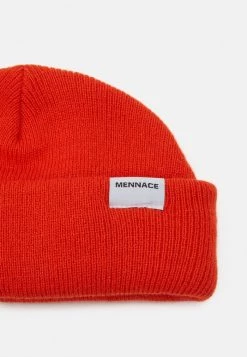 Mennace MINI ROLL BEANIE WITH TAB UNISEX - Beanie - Orange -Mennace Shop Online c2ca3449cae94117b84e5033bdeb6856