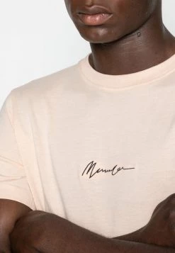 Mennace ESSENTIAL SIG UNISEX - Basic T-shirt - Beige -Mennace Shop Online c2dd9cc62e16470ba251039b9d7a019f