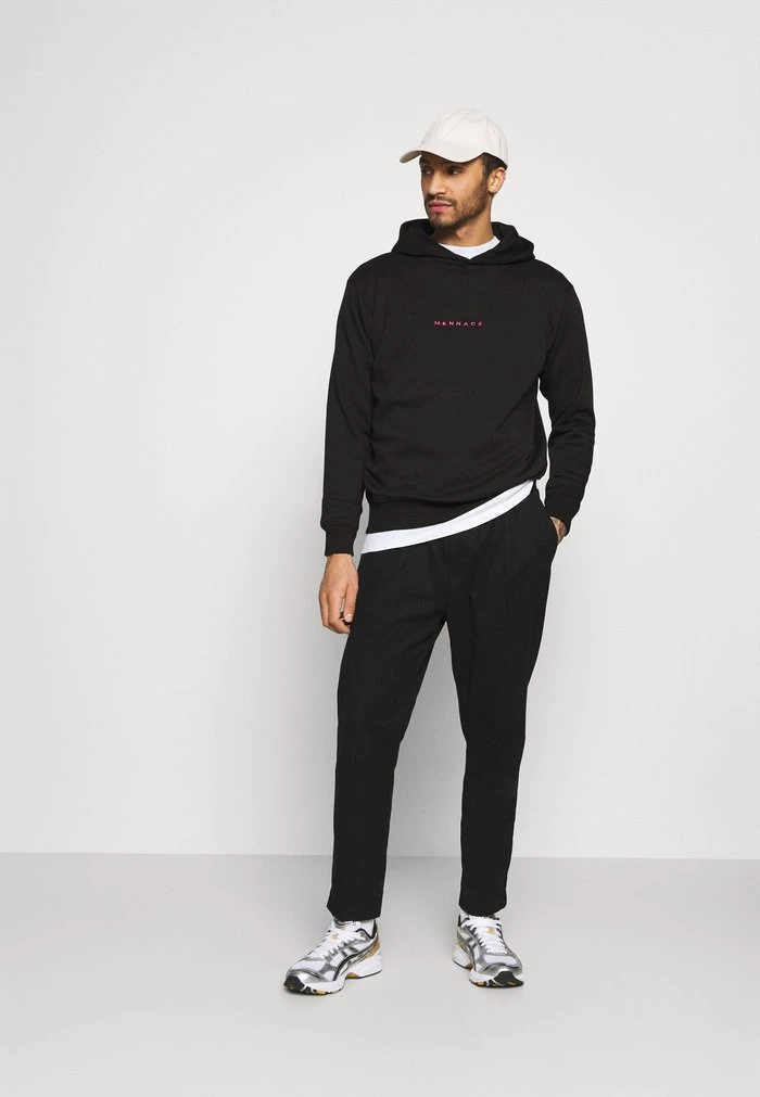 Mennace ESSENTIAL REGULAR HOODIE UNISEX - Hoodie - Black 4 Mennace ESSENTIAL REGULAR HOODIE UNISEX - Hoodie - Black - Image 2