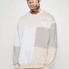 Mennace CUT AND SEW PATCHWORK - Sweatshirt - Stone 1 Mennace CUT AND SEW PATCHWORK - Sweatshirt - Stone -Mennace Shop Online c45511a88ae6452285b1dfdfd0b68533