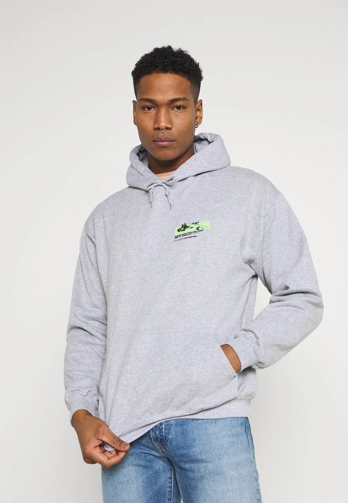 Mennace JAPAN OVERHEAD HOODIE - Zip-up Sweatshirt - Grey 3 Mennace JAPAN OVERHEAD HOODIE - Zip-up Sweatshirt - Grey