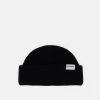 Mennace MINI ROLL BEANIE WITH TAB UNISEX - Beanie - Black -Mennace Shop Online cf9af10acfbc44acb44e6da4d78a6fa4