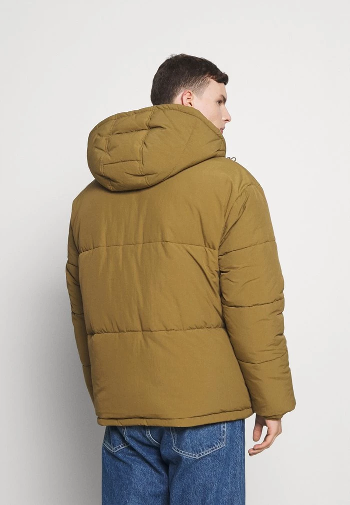 Mennace HENNESSEY HOODED PUFFER JACKET - Winter Jacket - Light Brown 5 Mennace HENNESSEY HOODED PUFFER JACKET - Winter Jacket - Light Brown - Image 3
