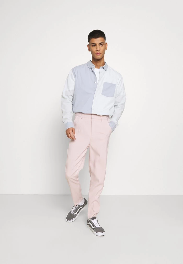 Mennace SUNDAZE TAPERED FIT SUIT TROUSER - Chinos - Pink 4 Mennace SUNDAZE TAPERED FIT SUIT TROUSER - Chinos - Pink - Image 2