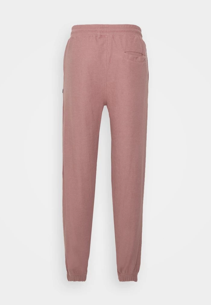 Mennace WAFFLE TEXTURE JOGGER UNISEX - Tracksuit Bottoms - Dusty Pink 4 Mennace WAFFLE TEXTURE JOGGER UNISEX - Tracksuit Bottoms - Dusty Pink - Image 2