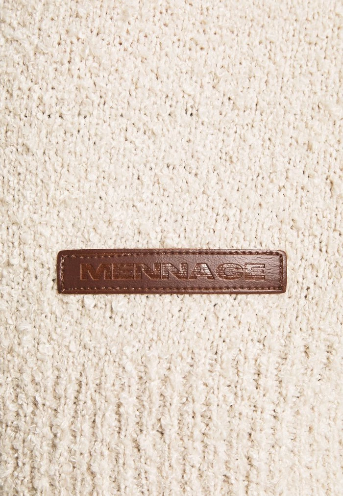 Mennace EVIAN BOUCLE SLOUCH KNIT UNISEX - Jumper - Cream 9 Mennace EVIAN BOUCLE SLOUCH KNIT UNISEX - Jumper - Cream - Image 7