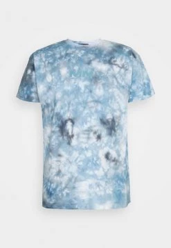 Mennace BREEZE TIE DYE REGULAR UNISEX - Print T-shirt - Light Blue