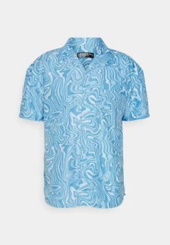 Mennace SWIRL REVERE SHIRT - Shirt - Blue 12 Mennace SWIRL REVERE SHIRT - Shirt - Blue -Mennace Shop Online d9e3034d1db04707aeccfd9b6afa1f92