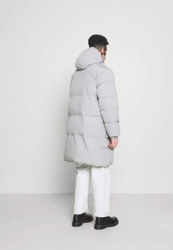 Mennace MIRROR LONGLINE PUFFER JACKET - Winter Coat - Light Grey -Mennace Shop Online dacfac10c712408184227ba9b13fcff9